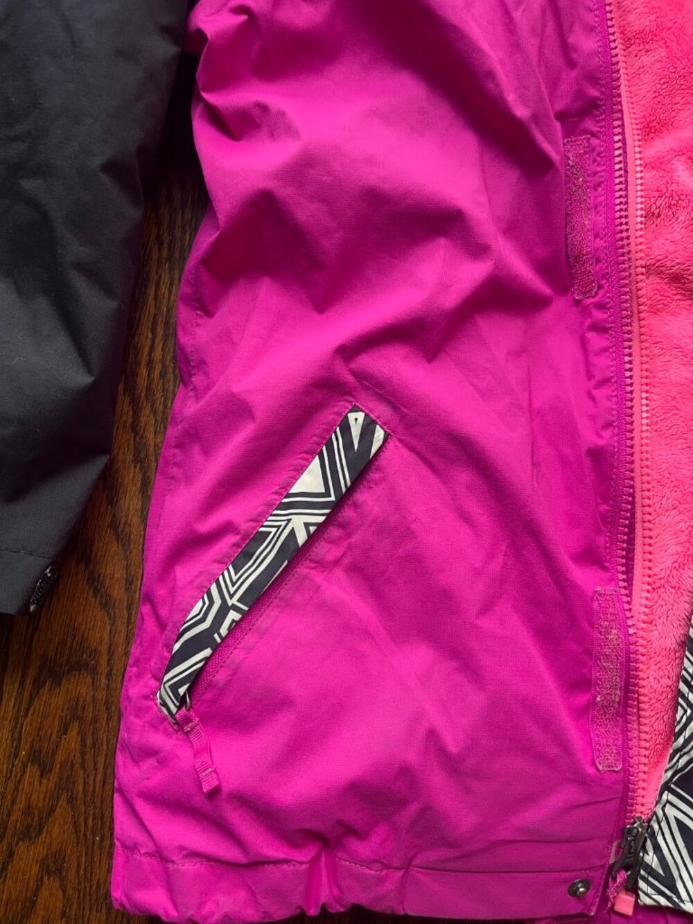 The North Face Girls 3-in-1 Winter Jacket Size L (14/16) Pink